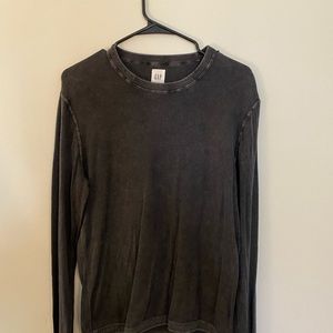 Long sleeve charcoal shirt from Gap